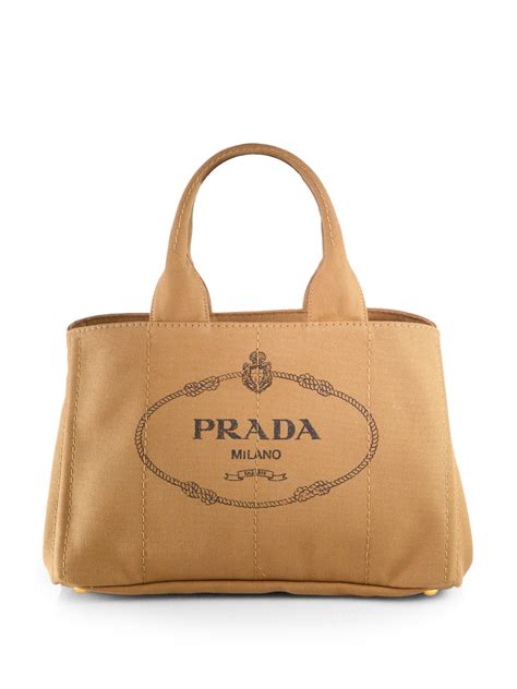 prada canvas tote saks|prada bags.